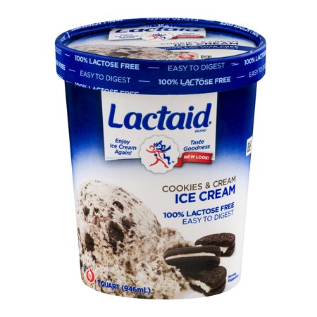 Lactaid Ice Cream Cookies & Cream Food Product Image