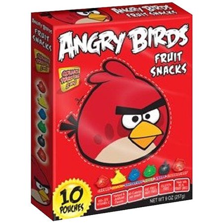 Angry Birds Fruit Snacks Food Product Image