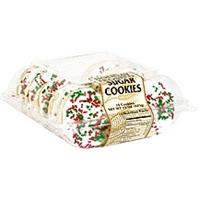 The Bakery Counter Holiday Frosted Sugar Cookies Food Product Image