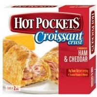 Hot Pockets Stuffed Sandwiches Croissant Crust Food Product Image