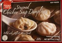 Steamed Chicken Soup Dumplings Food Product Image