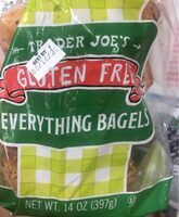 Gluten free everything bagels Food Product Image
