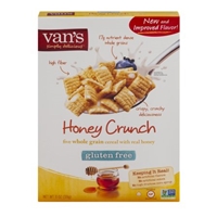 Van's Simply Delicious Honey Crunch Five Whole Grain Cereal with Real Honey Food Product Image