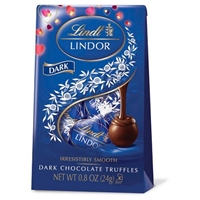 Lindt Lindor Irresistibly Smooth Dark Choclate Valentines Truffles .8oz Product Image
