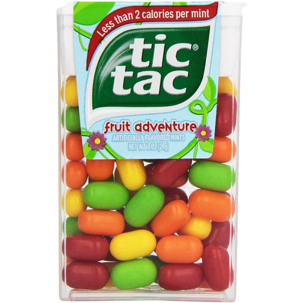 Tic Tac Mints Fruit Adventure Food Product Image