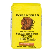 Indian Head Stone Ground Yellow Corn Meal