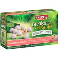 Emerald Breakfast On The Go! Yogurt Bites Strawberry Vanilla Food Product Image