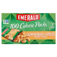 Emerald 100 Calorie Packs Cashew Halves Pieces, Roasted Salted Product Image