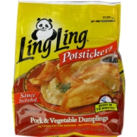 Ling Ling Asian Kitchen Pork & Vegetables Dumplings Food Product Image