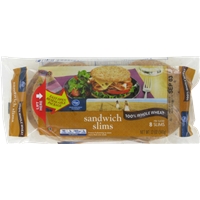 Kroger 100% Whole Wheat Sandwich Slims Product Image