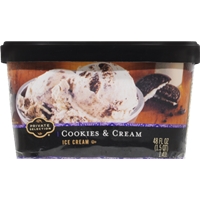 Private Selection Cookies & Cream Ice Cream Food Product Image