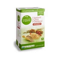 Simple Truth Organic Instant Chia Oatmeal Cinnamon & Cranberry Food Product Image