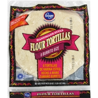 Kroger Fresh Burrito Tortillas 8 Count Food Product Image