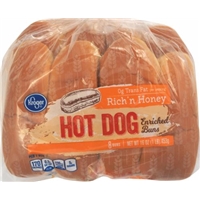 Kroger Rich 'N Honey Hot Dog Buns Product Image