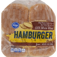 Kroger 100% Whole Wheat Hamburger Buns Product Image