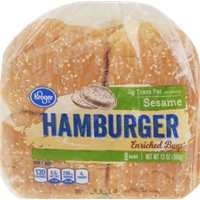 Kroger Sesame Hamburger Buns Food Product Image