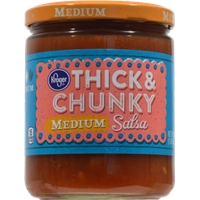 Kroger Thick and Chunky Medium Salsa Food Product Image