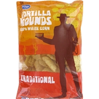 Kroger Traditional White Corn Tortilla Chips Food Product Image