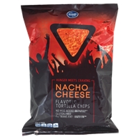 Kroger Nacho Cheese Tortilla Chips Food Product Image
