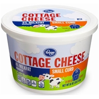 Kroger 4% Milkfat Small Curd Cottage Cheese Food Product Image