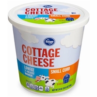 Kroger 2% Lowfat Small Curd Cottage Cheese Product Image
