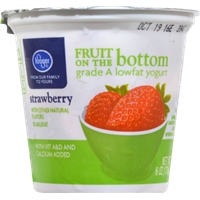 Kroger Fruit on the Bottom Strawberry Yogurt Product Image