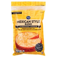 Kroger Shredded Mexican Style Cheese Food Product Image