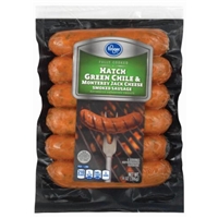 Kroger Green Hatch Chili Smoked Sausage Links Food Product Image