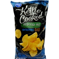 Kroger Kettle Cooked Potato Chips - Reduced Fat Product Image