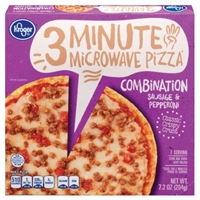Kroger 3 Minute Microwave Combination Pizza