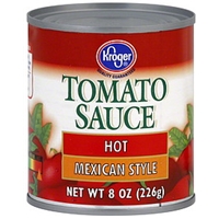 Kroger Tomato Sauce Mexican Style, Hot Food Product Image