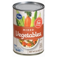 Kroger Mixed Vegetables - No Salt Added