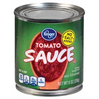 Kroger Tomato Sauce - No Salt Added Food Product Image
