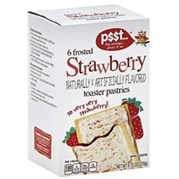 Psst Toaster Pastries Frosted, Strawberry Food Product Image