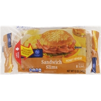 Kroger Honey Wheat Sandwich Slims Food Product Image