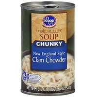 Kroger Soup Ready To Serve, Clam Chowder, New England Style Product Image