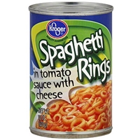 Kroger Spaghetti Rings In Tomato Sauce With Cheese