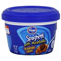Kroger Spaghetti With Meatballs In Tomato Sauce Food Product Image