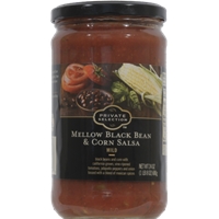 Private Selection Mellow Black Bean & Corn Salsa - Mild Food Product Image