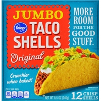 Kroger Jumbo Taco Shells Food Product Image