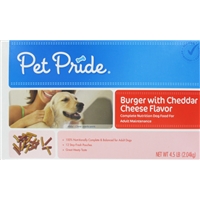 Pet Pride Burger with Cheddar Cheese Flavor Dog Food Food Product Image