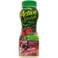 Active Lifestyle Acai Blueberry Cherry Yogurt Smoothie Product Image