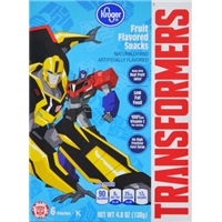 Kroger Transformers Fruit Snacks Food Product Image