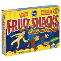 Kroger Curious George Fruit Snacks Product Image