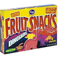 Kroger Fruit Snacks Dinosaurs, Assorted Fruit Flavors Product Image