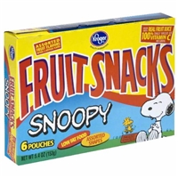 Kroger Snoopy Fruit Snacks Product Image