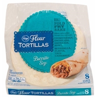 Kroger Flour Tortillas - Burrito Size Food Product Image
