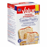 Kroger Value Frosted Strawberry Toaster Pastries Food Product Image