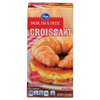 Kroger Bacon Egg & Cheese Croissant Sandwiches Product Image