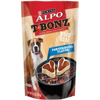 Purina Alpo T-Bonz Dog Treats Porterhouse Flavor Food Product Image